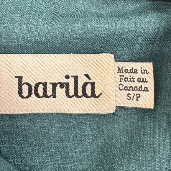 Barilà Teal Button-Down Maxi Dress - Picture 2 of 8